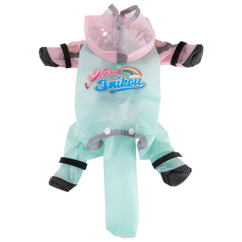 All-Season Waterproof Dog Raincoat With Hood Full Coverage Small Breeds Like Bichon Teddy