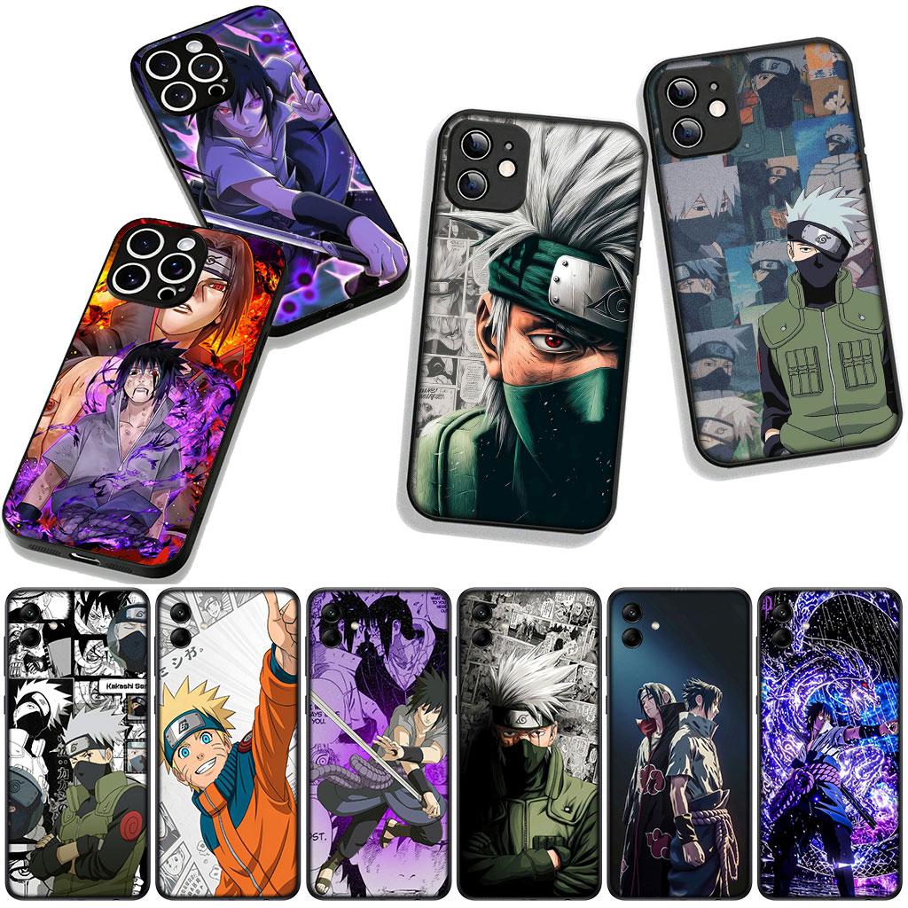 Kakashi Narutos Itachi Uchiha Sasuke Cover Phone Case for Apple iPhone 16 15 14 Plus 13 12 Mini 17 Pro Max + ProMax 16E Air