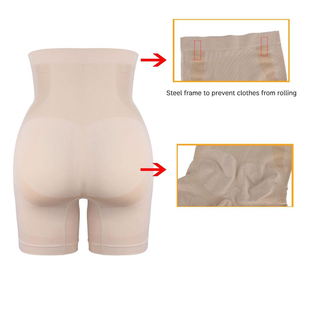 S-4XL Women High Waist Control Panties Seamless Plus Size Tummy Control Underwear Shaper Slimming Shaper Shorts