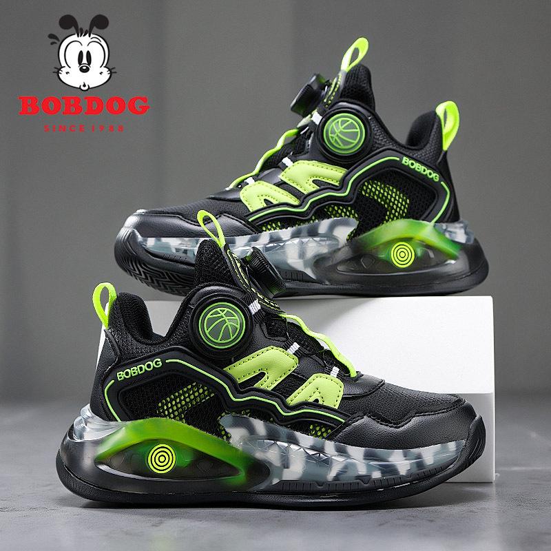Bobodou Boys  Lightweight Non-Slip Leather Basketball Shoes for Spring & Autumn 33