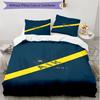 3pcs Duvet Cover Set (1*Duvet Cover + 2*Pillowcase, Without Core), AIK Fotboll Print Soft All‑Season Bedding Set, Home Bedroom Decor Gift