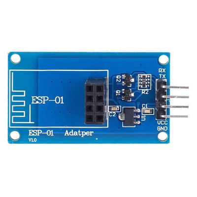 2Pcs Set ESP8266 Wifi Wireless ESP 01 Adapter Module 3.3V5V Transparent Pass Through Module