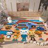 Tappetino da Bagno O-Octonauts ANIME Antiscivolo Assorbi Acqua Striscia Lunga Cuscino Tappetino per Camera da Letto Tappetino Decorativo per Hotel