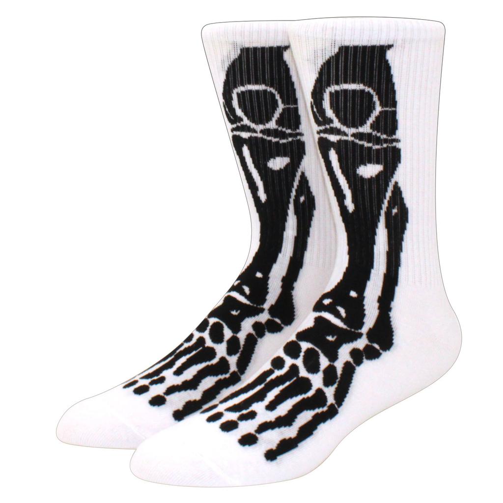 Lässige Persönlichkeit Terror Socken Halloween Cosplay Lange Socken Preppy Europäisch und Amerikanisch Street Skateboarden Paar Socken