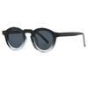Retro Round Small Frame Glasses: High-End Unisex Sunglasses with UV Protection, Fashionable Trend.