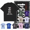 Coolmind X0014 Cotton Big Size 1984 Print Exclusive Vintage Graphic Men T Shirt Loose Men Tshirt Casual T-shirt for Men Tees