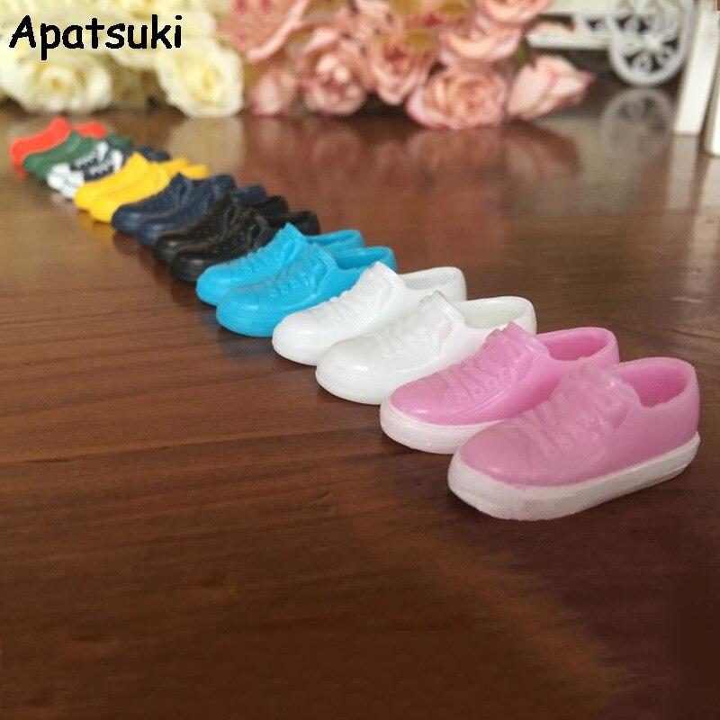 9pairs/lot Sneakers Shoes For Blythe Doll Colorful Doll Shoes For Licca Doll Shoes For Momoko 1/6 Dolls Accessories Kids Toy