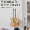 Creative Magnetic Bell for Entrance Door, Dopamine Doorbell, Simple Wood and Copper Bell Decoration