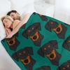 Doberman Throw Blanket Bed Fashionable Moving Summer Quilt Blankets