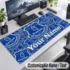 Everton Personalized Large Mouse Pad Custom Name Text Extended Desk Mat Gaming Mousepad