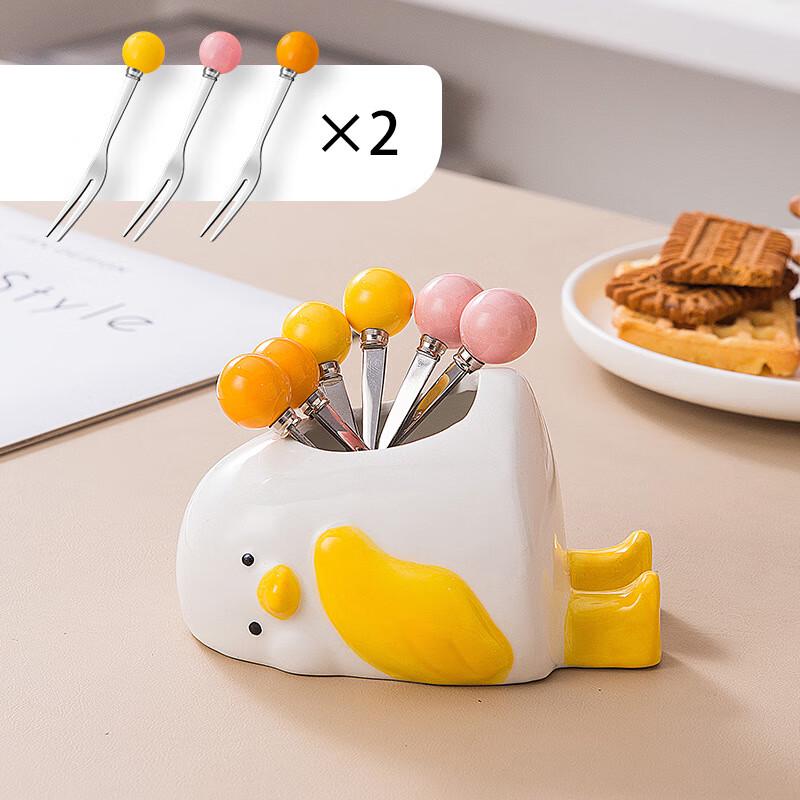 LISM Cartoon Fruit Fork Set