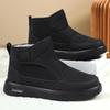 Men's Cotton Snow Boots, High-Top, Soft Sole, Polyurethane, Plus Velvet, Thickened, Warm, Cold Protection