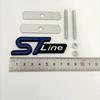 3D kovové logo ST Line odznak emblém na kufr přední mřížku pro Ford Focus MK4 PUMA Mondeo Kuga Fiesta ST Line samolepka příslušenství