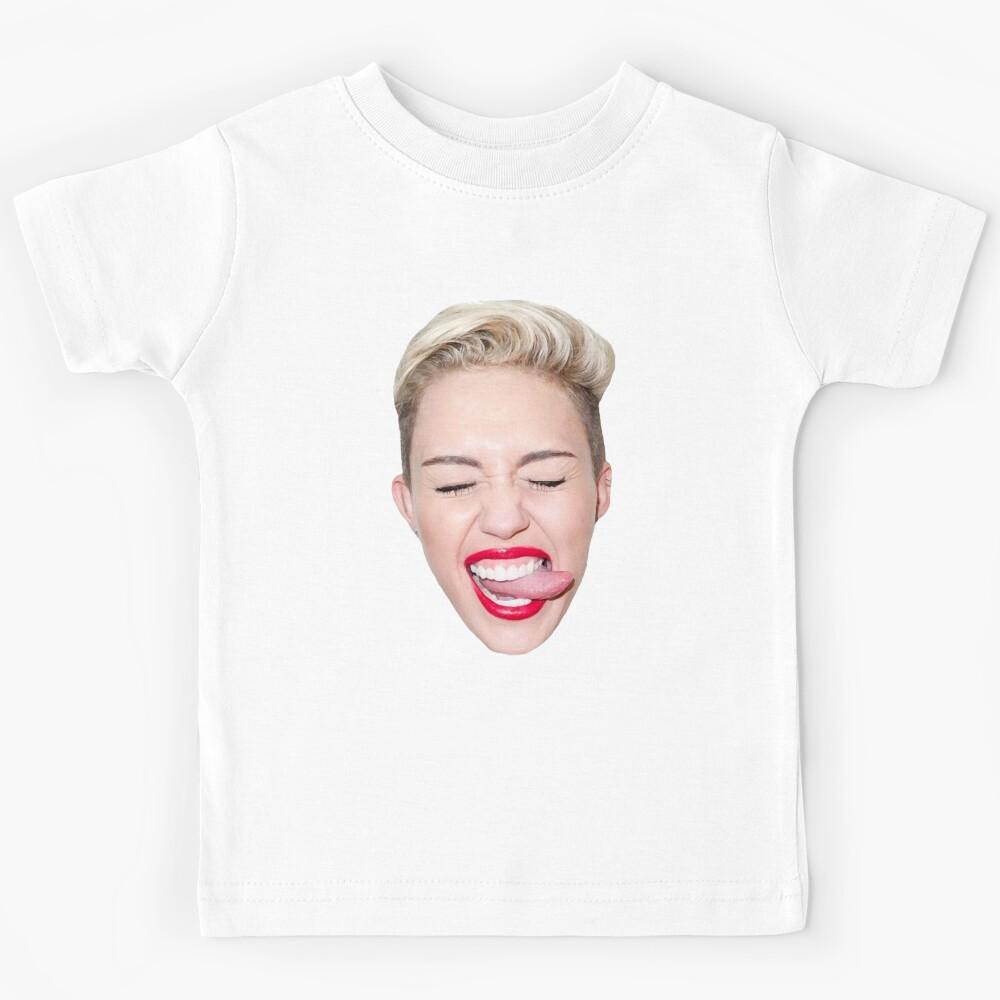 Music Miley Big Face Funny Kids T-Shirt 170