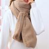 Soft Plush Faux Fur Scarf Thicken Warm Neck Protector Fashion Shawl Scarves  for Women