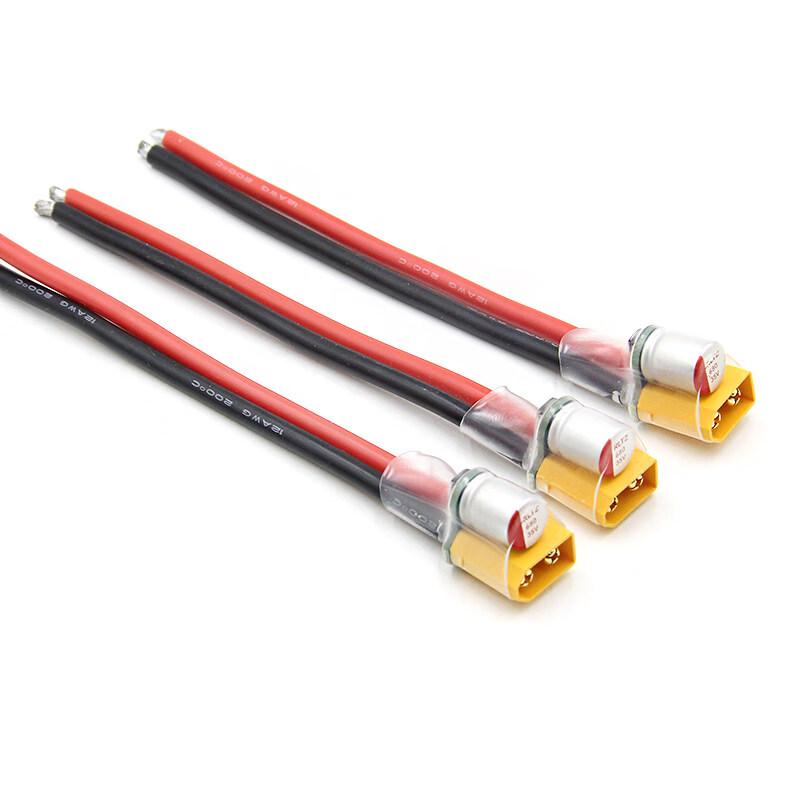 FPV Drone XT60 Power Cable with Solid Capacitor Filter