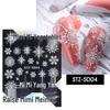3D Floral Nail Art Stickers: Camellia & Tulip Embossed Adhesive Designs