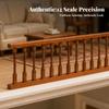 Dollhouse Handrail Natural Wood Staircase Railing Premium