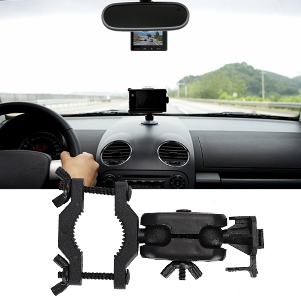 Car Rearview Mirror Camera Holder Driving Recorder Bracket 360 Degree Rotating Bracket