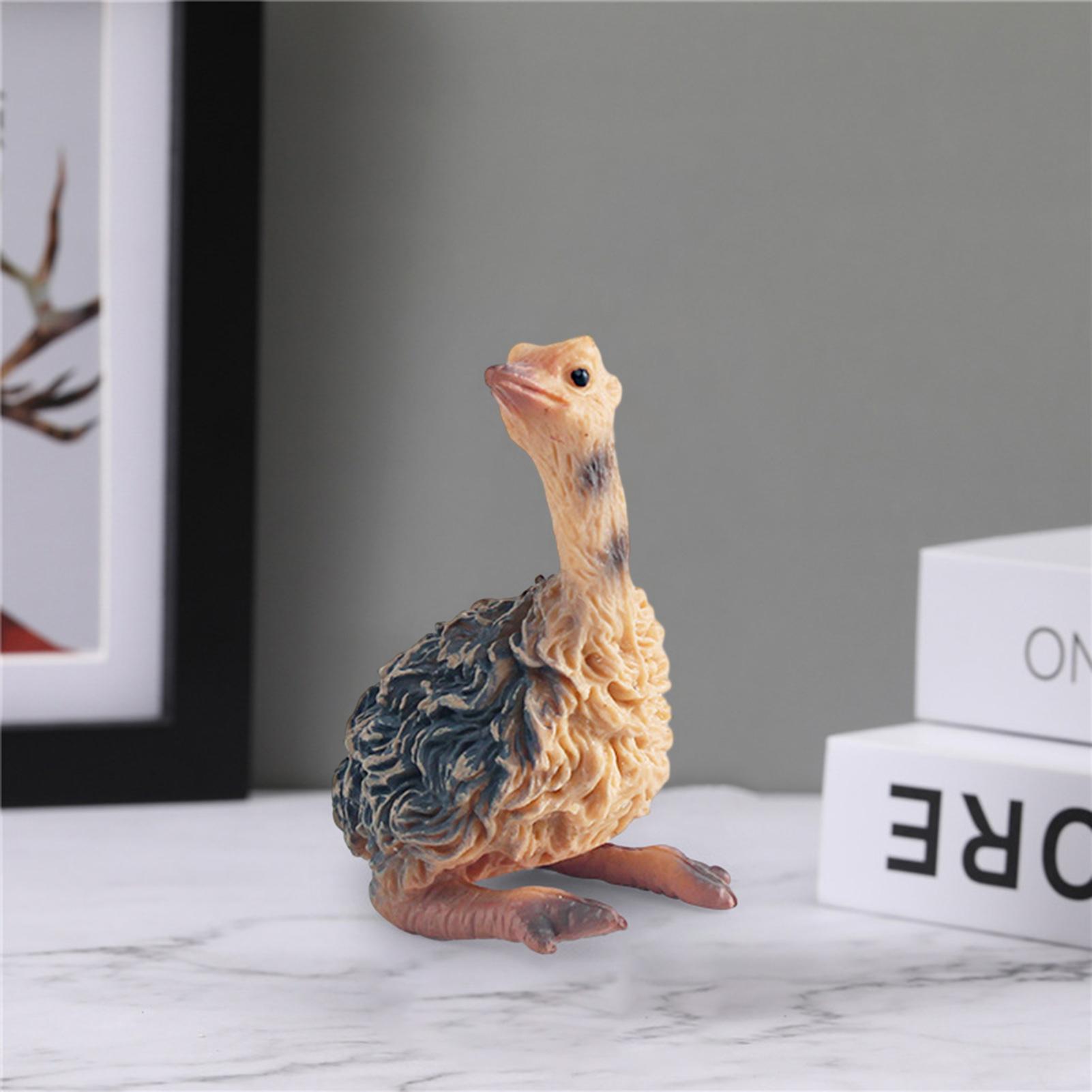 Animal Figurine Realistic Alpaca Goat Deer Ostrich Horse Forest Woodland Creatures Figure Kids Educational Wild Animal Toy