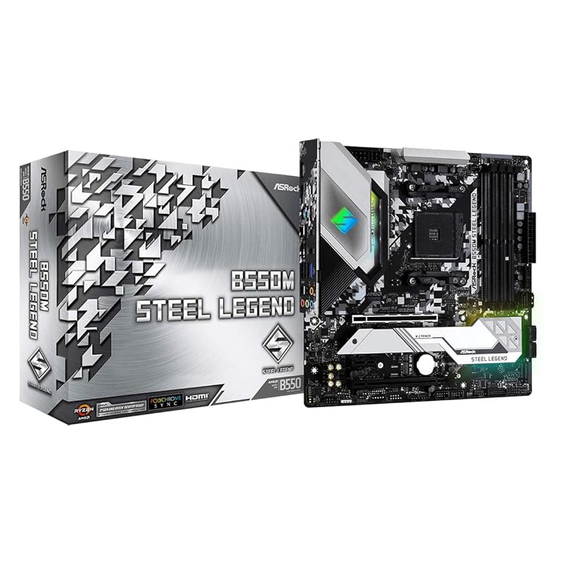 

ASRock AMD Ryzen 5000 series (Soket AM4) compatible Equipped with B550 chipset Micro ATX motherboard [Domestic authorized distributor product] B550M