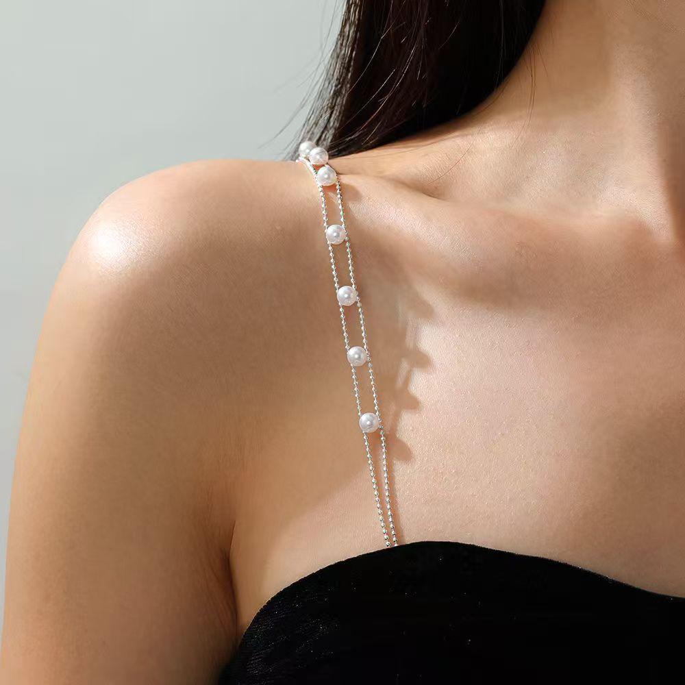 Adjustable Rhinestone Thin Bra Strap Butterfly Heart Crown Pendant Replacement Shoulder Strap Women Wedding Party Dress Accessory