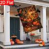 2D Flat, 2D Flat Autumn Thanksgiving Pumpkin Bird Garden Flag (2)_3 (3)- Outdoor Garden Flag Double-sided Home Decoration Courtyard Decoration Outdoor