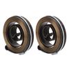 2 Pcs Drill Press Spring Chromed Steel Universal Quill Feed Return Coil Spring for Drilling Milling Machine