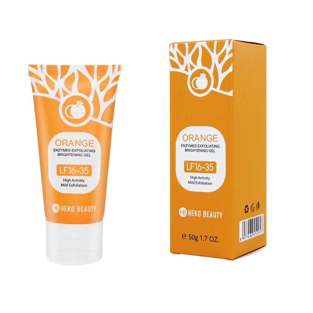 Orange Enzyme Exfoliating Gel: Moisturizing, Nourishing, and Gentle Skin Cleanser