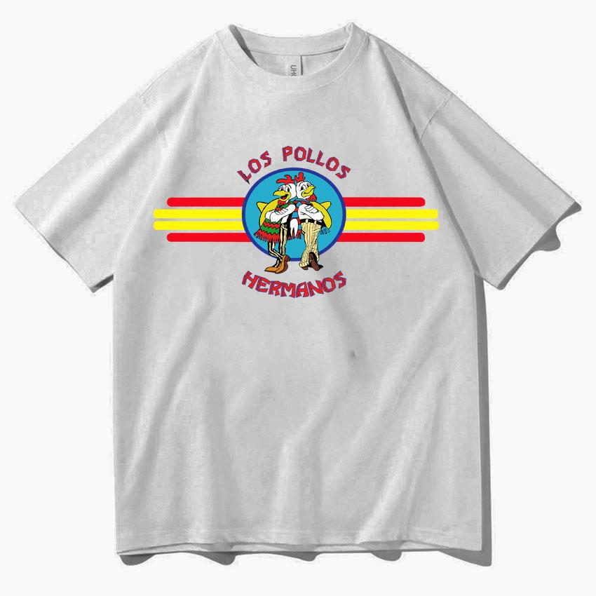 TV Series Tshirts Funny Los Pollos HerUnisexos Chicken Brothers Oversized Tee Shirt Unisex Cozy Tshirt Streetwear Summer Casual Tees