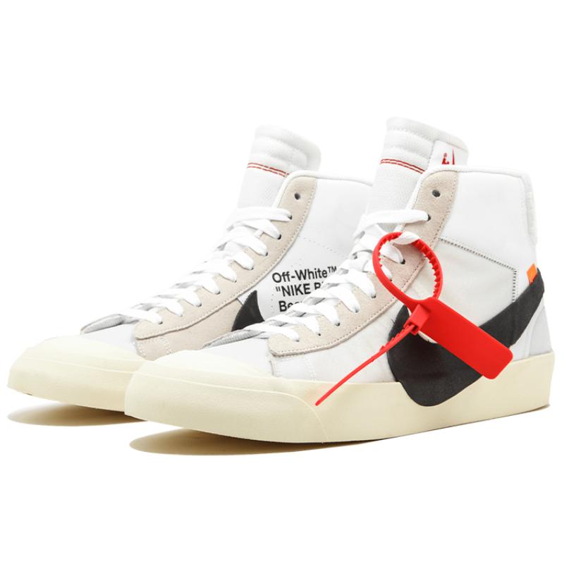 Nike Sneakersy Blazer Mid Off White Buty Skateboardowe AA3832-100