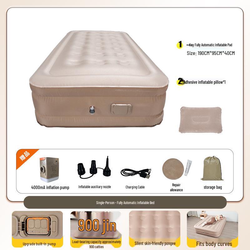 Automatic Inflatable Camping Mattress for Outdoor Travel and Tent Use