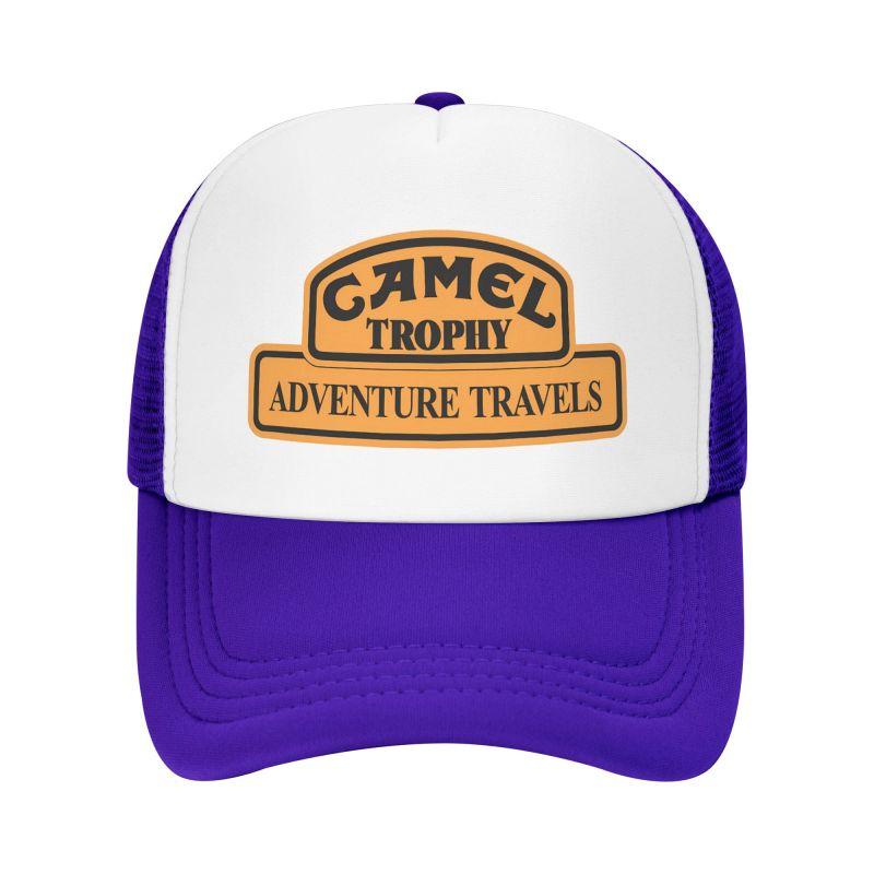 Camel Trophy Racing Print Netz-Baseballkappe Unisex Sommer Atmungsaktiv Sonnenschutz Snapback-Hut Outdoor Trucker-Hüte Papa-Hut