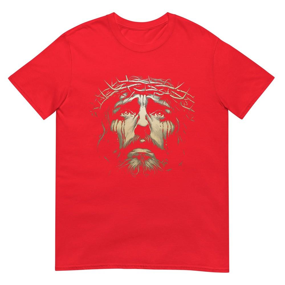 Jesus Christ Face With Crown Of Thorns God Bible Vintage Tshirt S