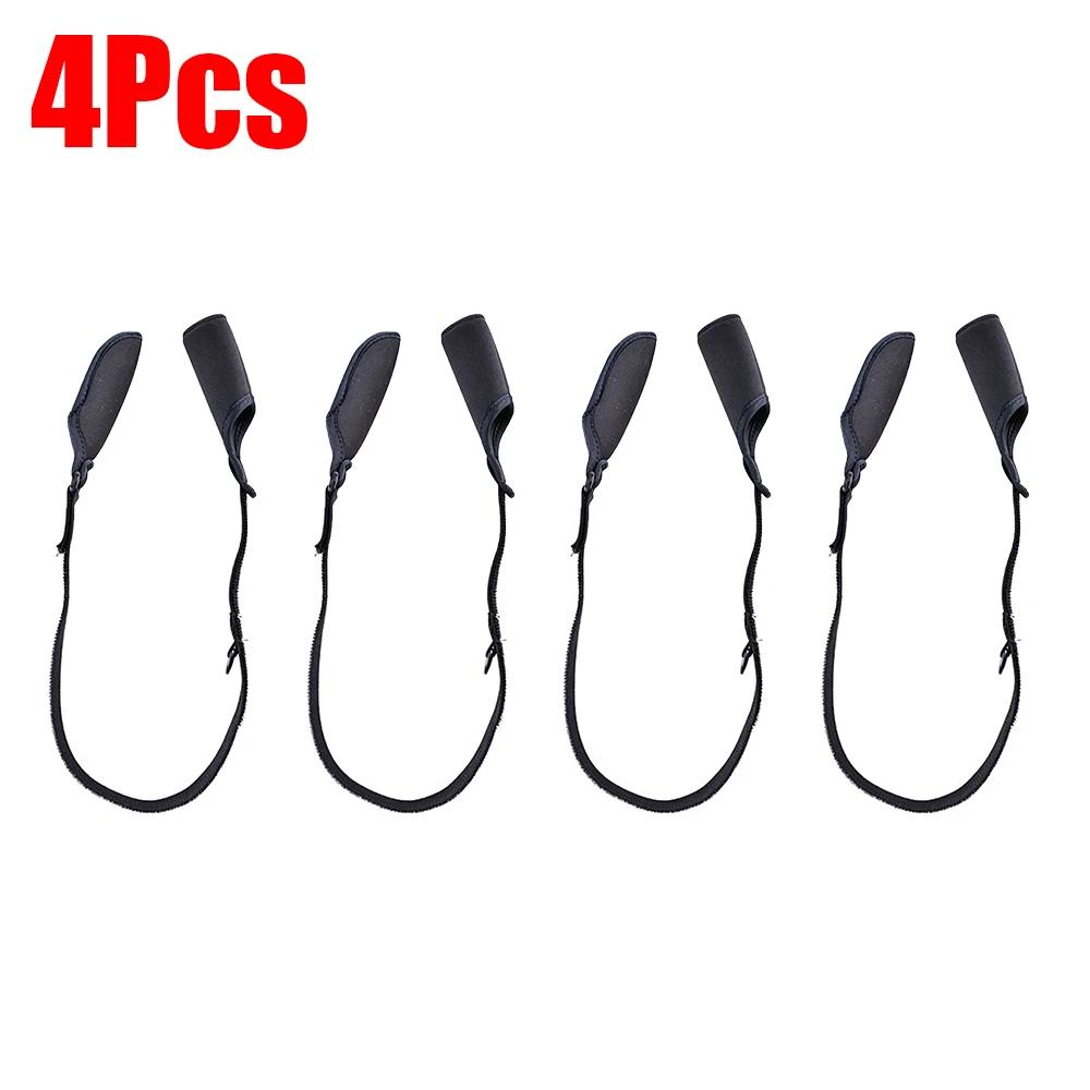 1-5Pcs Fishing Rod Tie Pole Tip Cover Strap Fastener Sleeves Fishing Rod Strapping Wrap Pole Protector Case Outdoor Fishing Tool