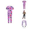 Kpop Demon Hunters Rumi Mira Zoey Cosplay Pajama Set With Polyester Fabric For Stage Performances