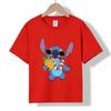 MC-46 MINISO 2026 Summer New Printed Cotton Round Neck T-shirt for Children Aged 1-16, Boys and Girls