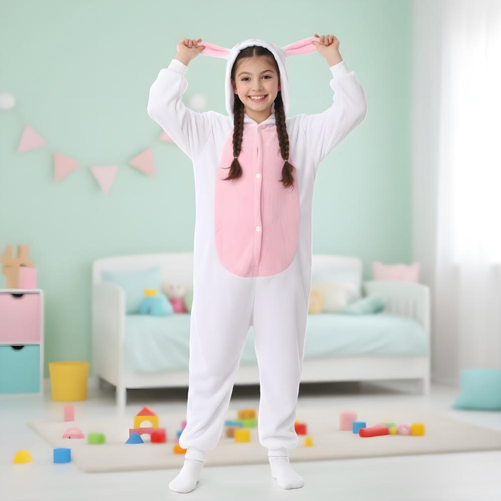 Onesie Kigurumi Pajamas Costume Rabbit Children 125 - 135Cm