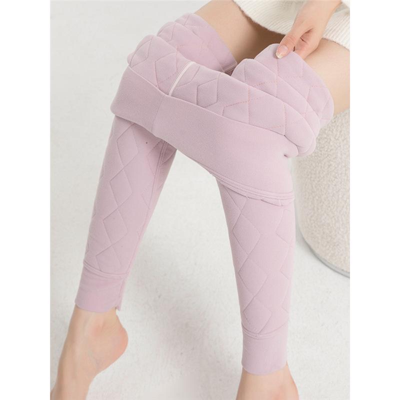 

High-Waisted Fleece-Lined Leggings for Women, Perfect Inner Layer for School Uniforms, Thickened and Warm for 2025 Autumn/Winter. XL