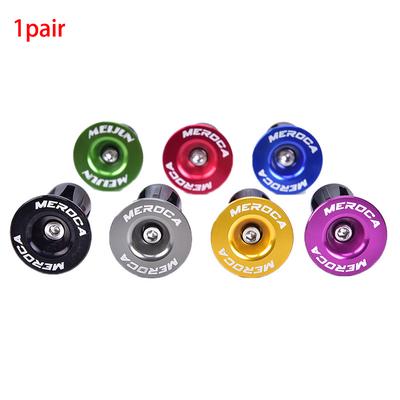Aluminum Bike Bar End Plugs Road Bicycle Grip Handlebar Caps Accessory POWER