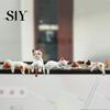 Tiny Plastic Cat Statues Mini Figurine Miniature Cute Cartoon Kittens Ornament for Office Decorations Computer Monitor Car Dashboard Home Desk