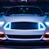 Visual Alert for Night Driving Solar Demon Eye Car Window Light, Waterproof Wireless Dynamic Warning Sign with Suction Auto Interior Ambient Lighting
