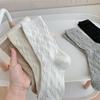 Female Spring and Summer Simple All Kinds of Twist Ballet Wind In The Tube Pile Socks
