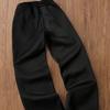 Pantaloni Casual Sportivi da Strada Unisex, Pantaloni Larghi Ampi, Moda Fitness, Pantaloni Dritti Larghi Stampati con Lettere Super Nere