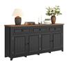 Aparador Moderno e Simples, Armário Aparador Moderno, Buffet de Armazenamento, Conjunto para Sala de Estar, 160C x 35L x 76A(cm)