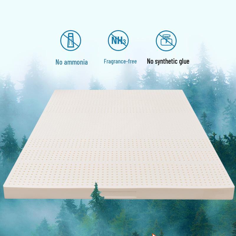 Thailand Natural Latex 10CM Mattress - Pure, Single/Double Bed, Student Dormitory