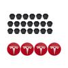 4/25/29pcs 56mm Car Wheel Center Hub Decorative Caps for Tesla Model 3 Y X S  Badge Wheel Lug Nut Protective Cover