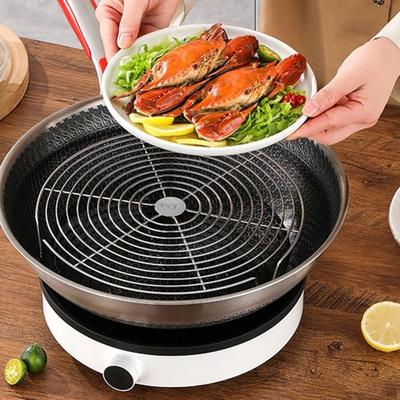 Stackable Stainless Steel Steamer Rack Thickened Pot Steaming Stand  Cookware Stand