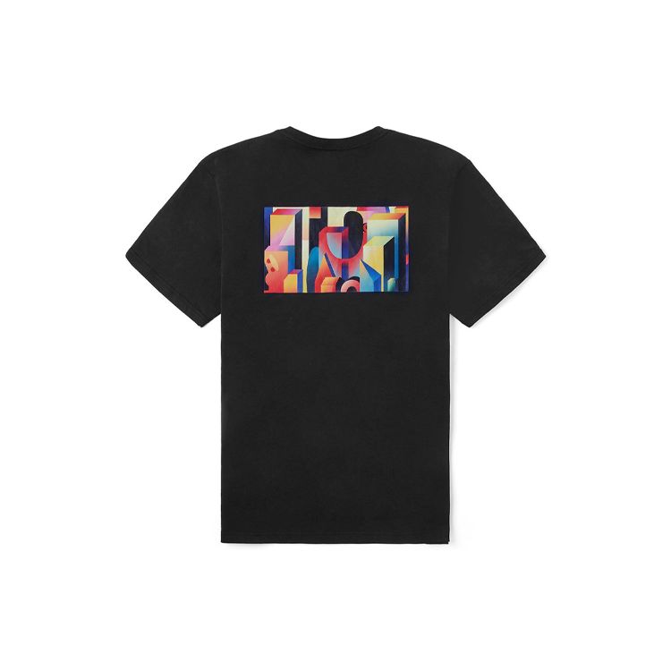 

Vans OTW Artist Collaboration Weskerzhan Printed Short Sleeve T-Shirt Men Tops Black VN0A4RAPBLK L
