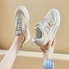 Women's Spring and Autumn Breathable White Shoes Flat Shoes Single Shoes All-match Casual Sports Shoes